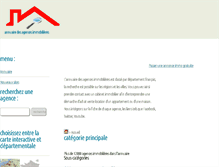 Tablet Screenshot of immobilieres-agences.fr